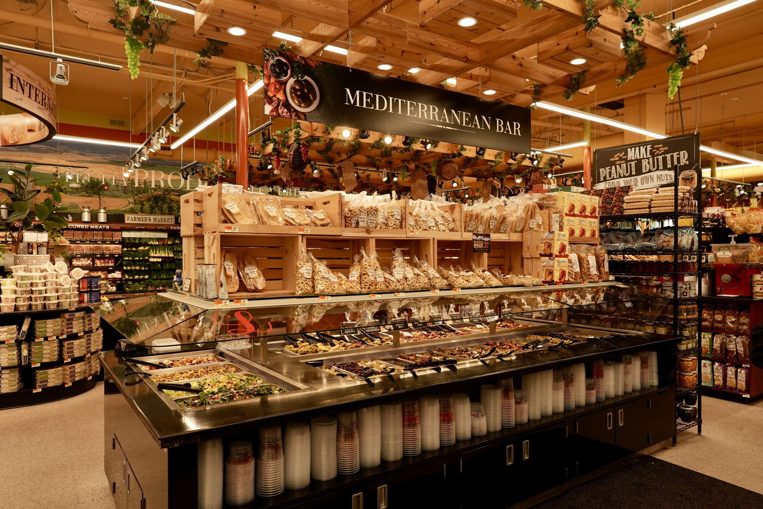 Mediterranean bar at Livoti's Old World Market in NJ