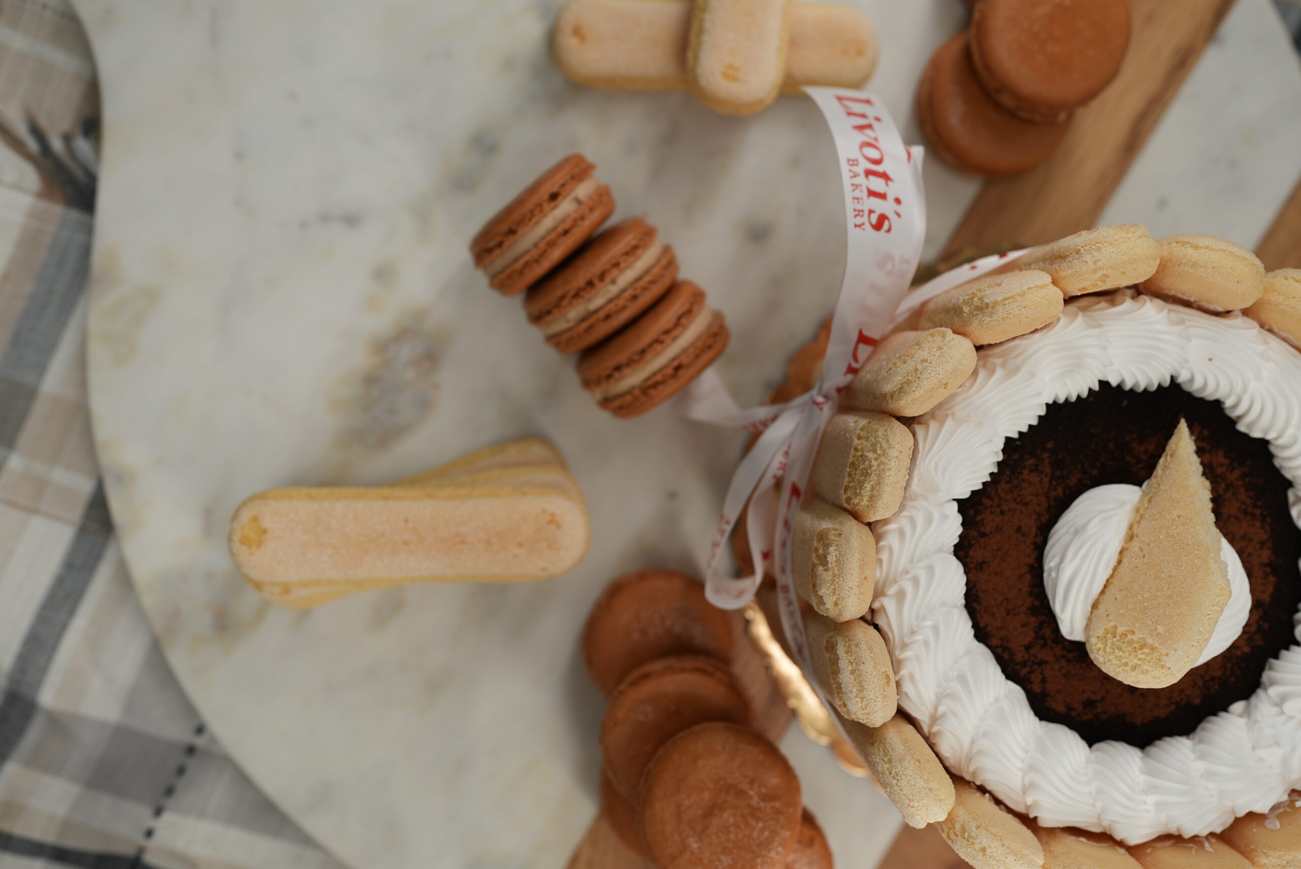 Gourmet Italian cake from Livoti's Old World Market in NJ