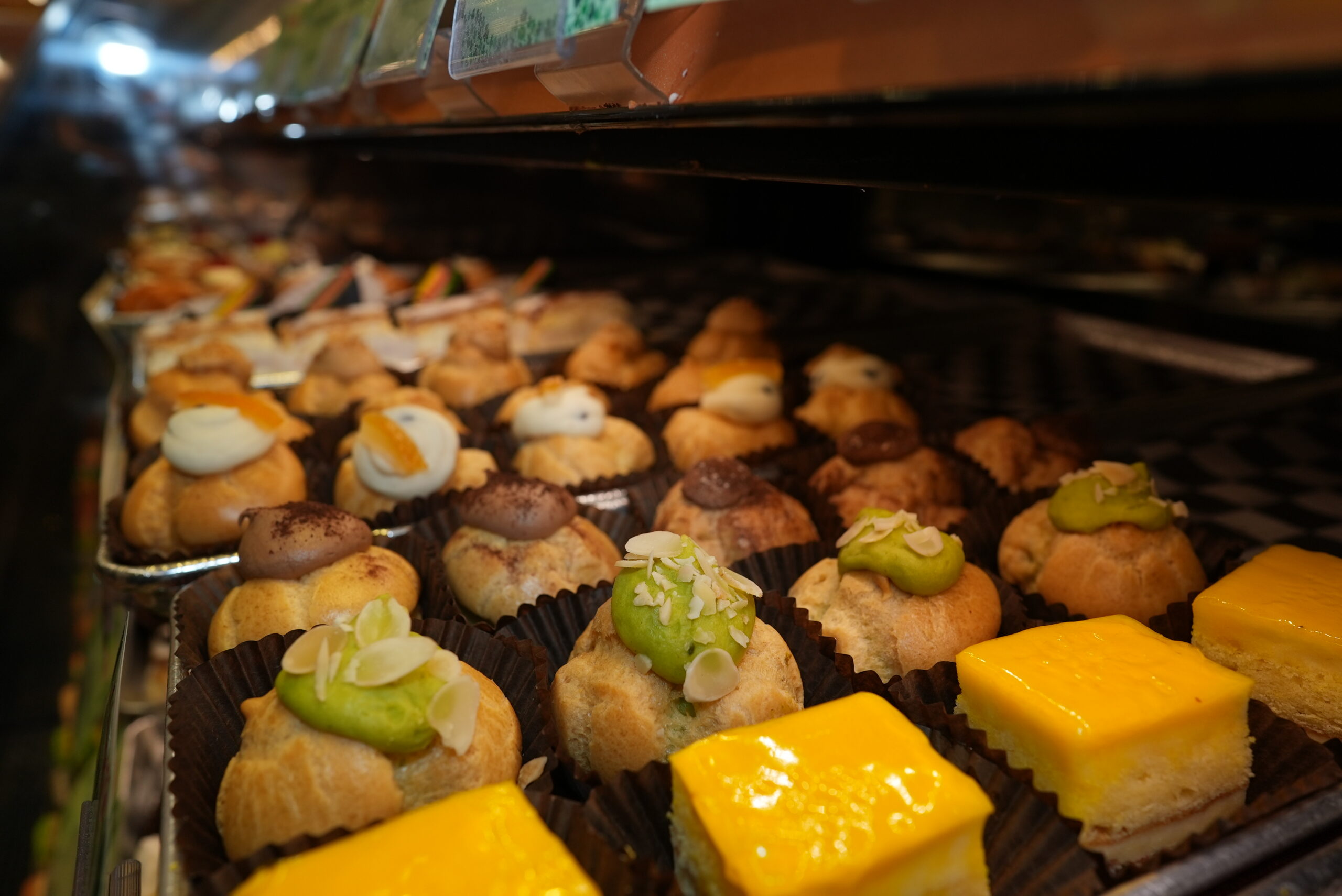 Beautiful Italian pastries made at the Livoti's Old World Market bakery in Marlboro, NJ