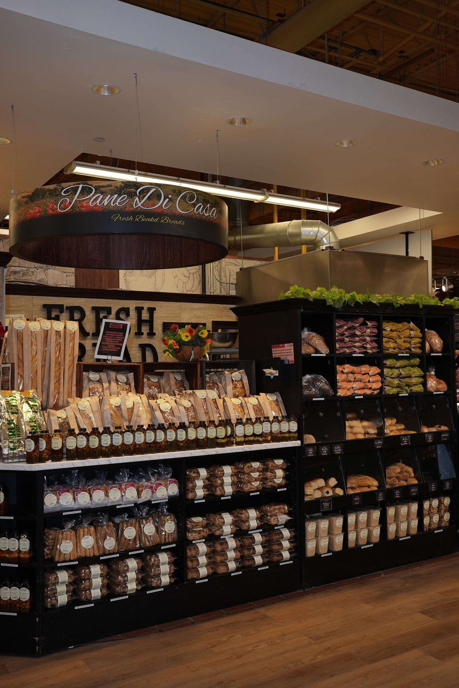Freshly made bread at Livoti's Old World Market in Marlboro